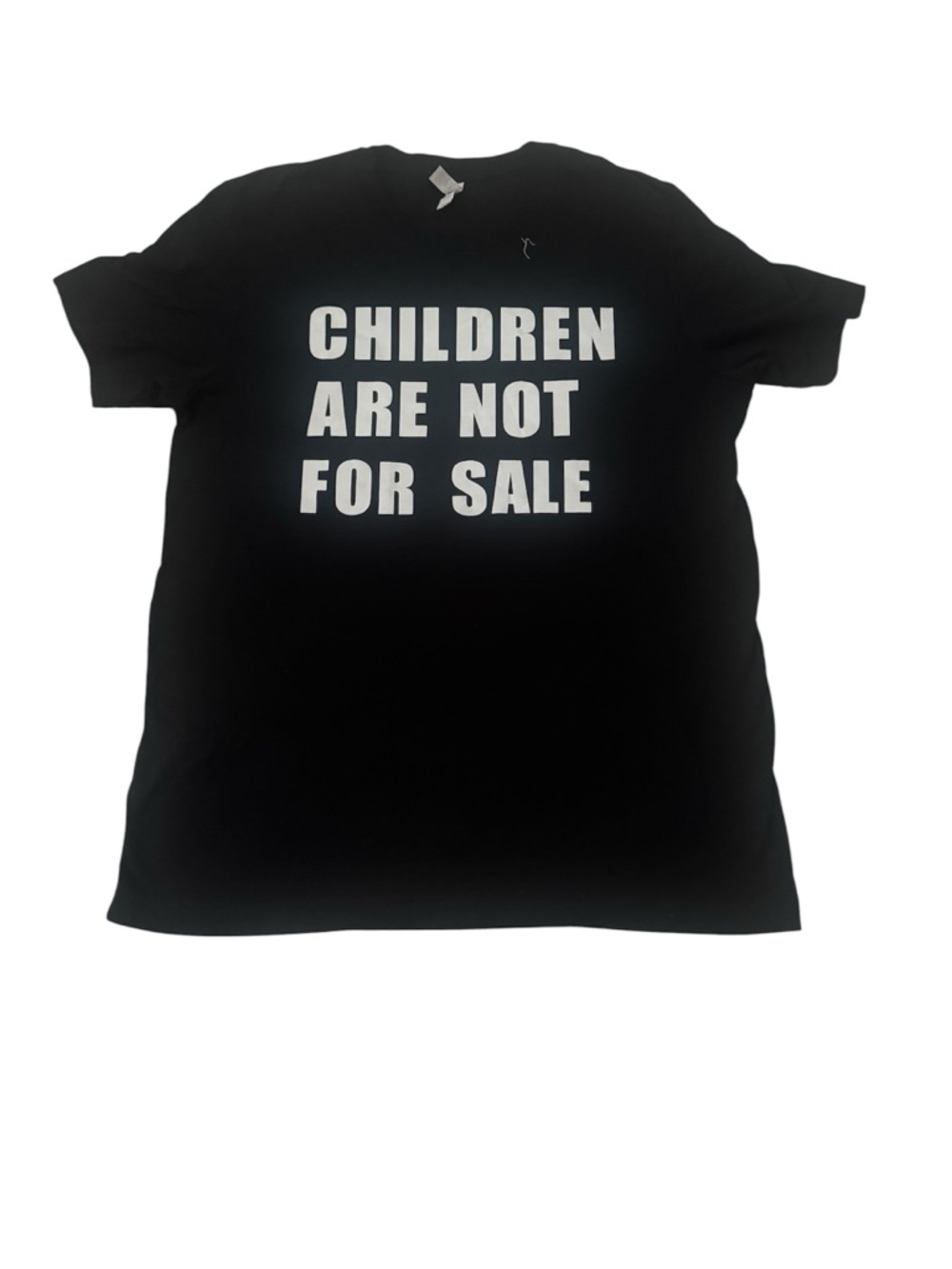 Black mens 'Children Are Not For Sale' Graphic Tee